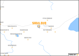 map of Sadilovo