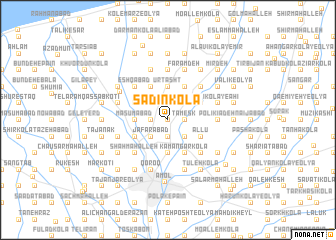 map of Sa‘dīn Kolā