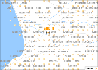 map of Sa‘dīn