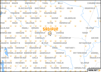 map of Sādipur