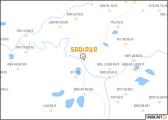 map of Sadipur