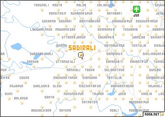 map of Sādirāli