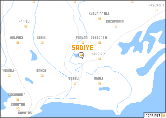 map of Sadiye