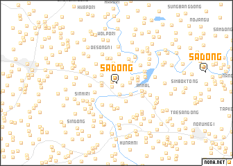 map of Sa-dong