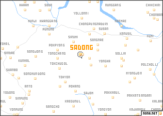 map of Sa-dong
