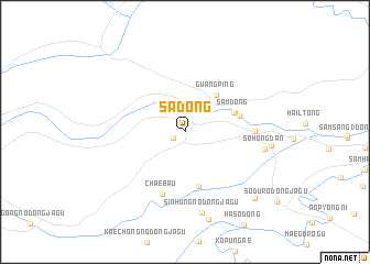 map of Sa-dong