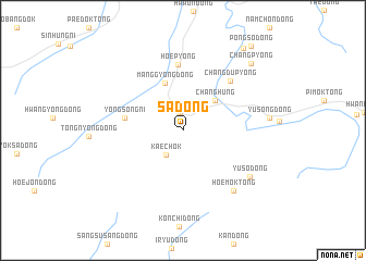 map of Sa-dong