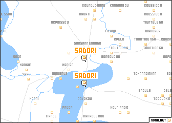 map of Sadori