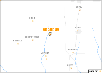 map of Sadorus