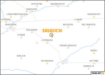 map of Sadovichi