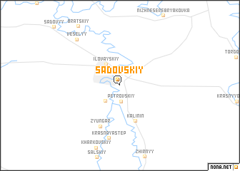 map of Sadovskiy