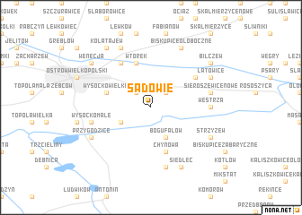 map of Sadowie