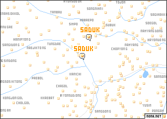 map of Sadŭk