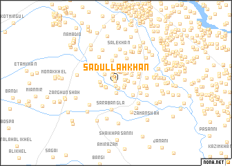 map of Sādullah Khān
