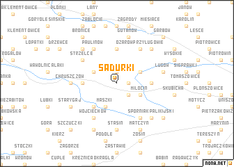 map of Sadurki