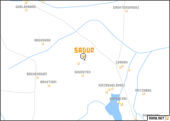 map of Şādūr