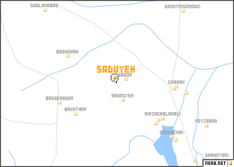 map of Sa‘dūyeh