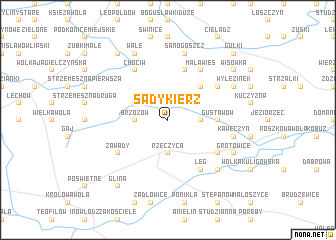 map of Sadykierz