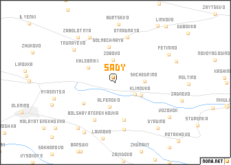 map of Sady