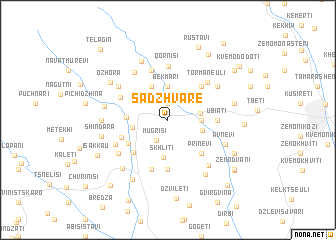 map of Sadzhvare