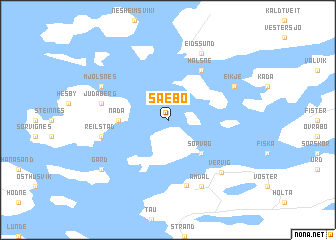 map of Sæbo
