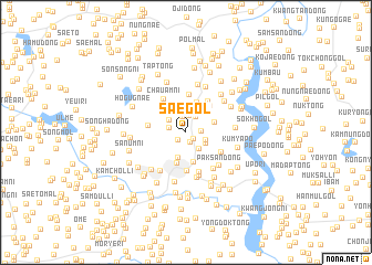 map of Sae-gol