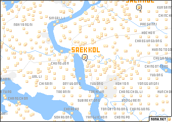 map of Saek-kol