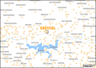 map of Saek-kol