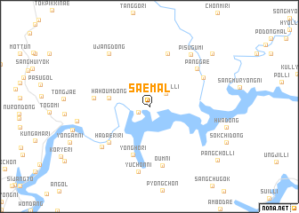 map of Saemal