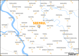 map of Sae-maŭl