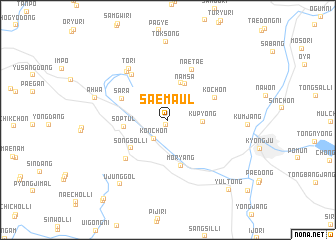 map of Sae-maŭl