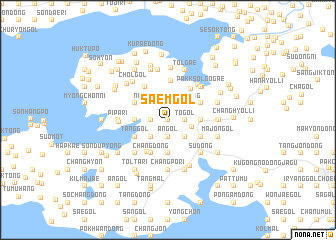 map of Saem-gol