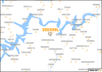 map of Saem-mal