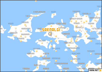 map of Saenalgi