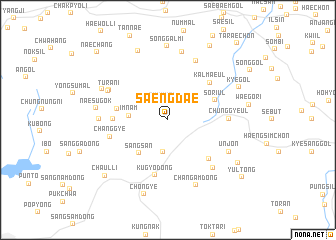 map of Saengdae