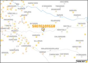 map of Saengdongga