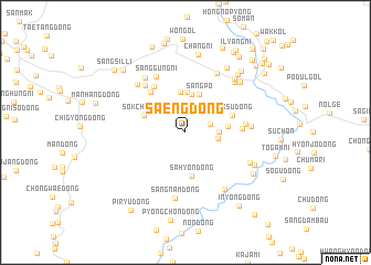 map of Saeng-dong