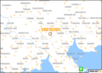 map of Saengmok