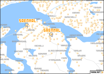 map of Saen-mal