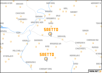 map of Saett\