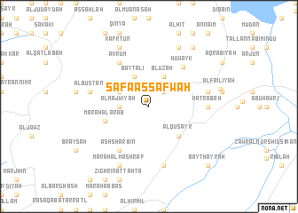 map of Şafāʼ aş Şafwah