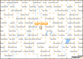 map of Safāpur