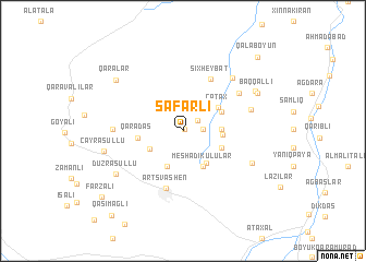 map of Sǝfǝrli