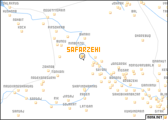 map of Şafar Zehī