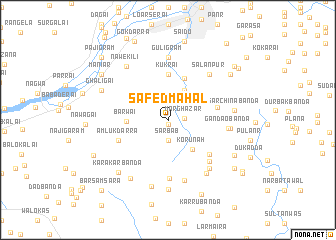 map of Safed Mahal