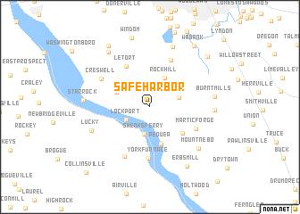 map of Safe Harbor