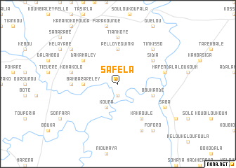 map of Safela