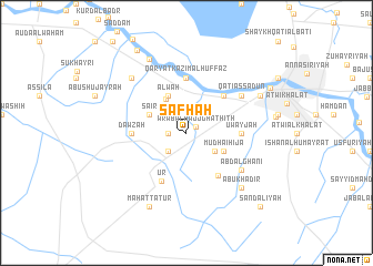 map of Şafḩah