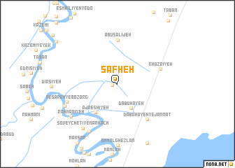 map of Şafḩeh