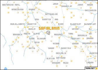 map of Şāfī al Amīn